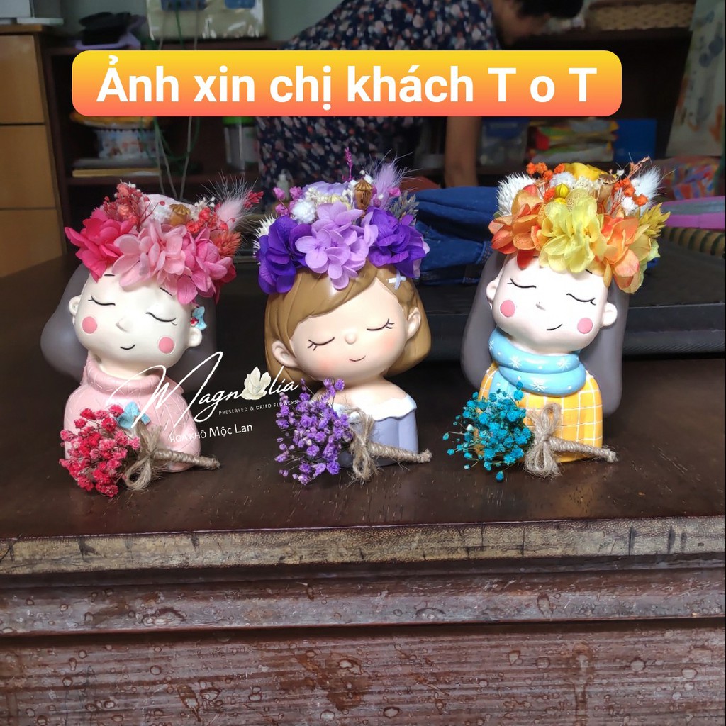 trang trí quán cafe ❤️FREESHIP❤️ Lọ hoa khô decor trang trí phòng ngủ, bàn học tông vàng