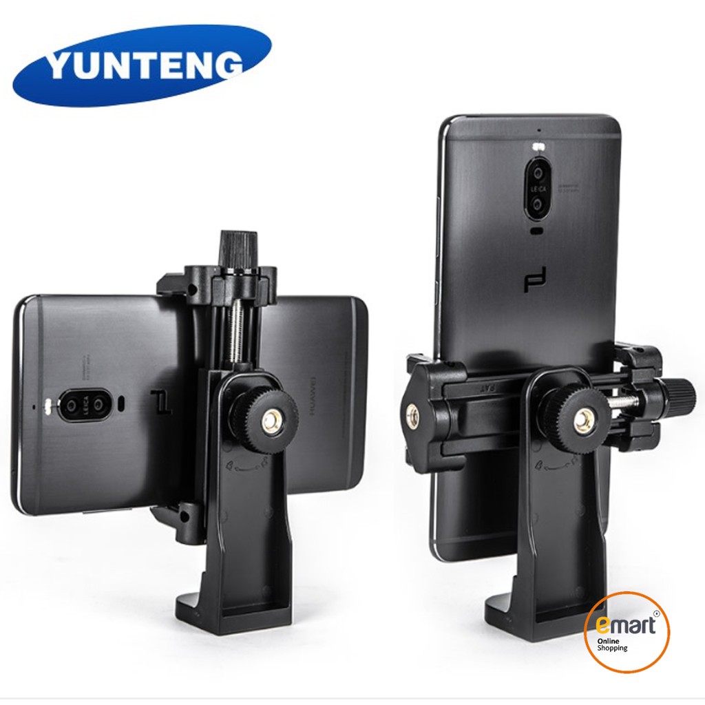 [CHÍNH HÃNG] Giá kẹp điện thoại Yunteng xoay 360 độ cho chân Tripod, máy ảnh | WebRaoVat - webraovat.net.vn