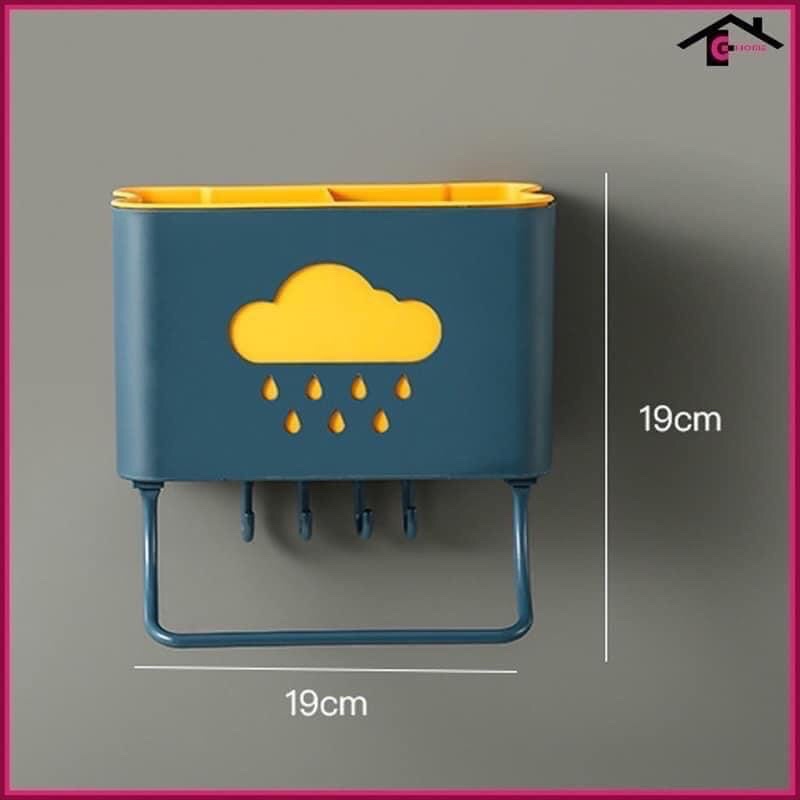 Kệ Đựng Đũa Thìa Nhà Bếp Hình Đám Mây Mưa Tiện Ích