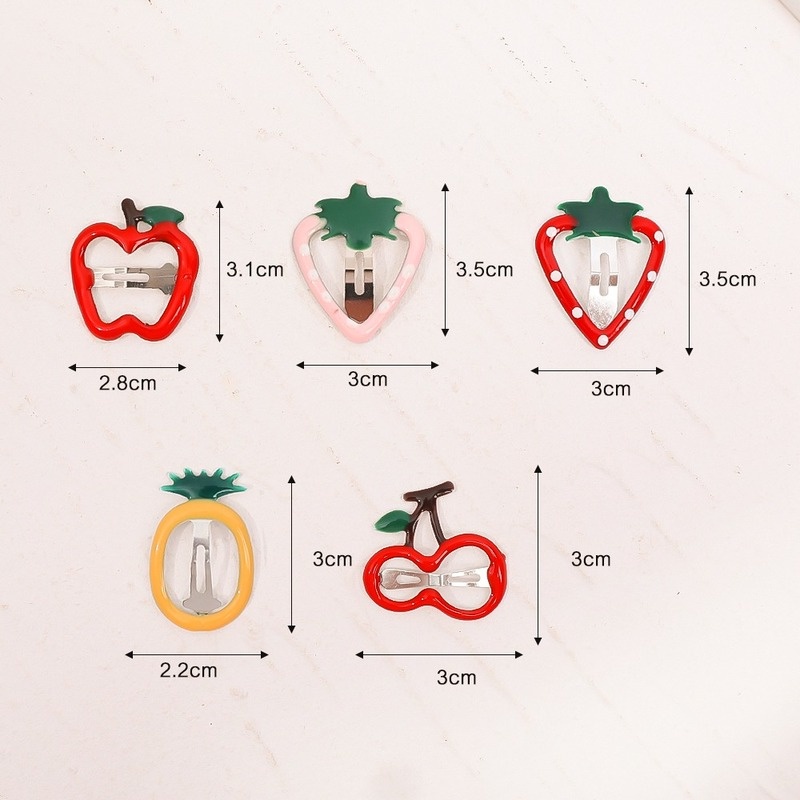 Set 5/10/20/30/40 Kẹp Tóc Hình Giọt Nước Màu Sắc Ngọt Ngào Cho Bé Gái