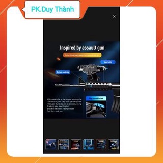 Bộ NÚT CHƠI GAME PUGB SHAFT- black