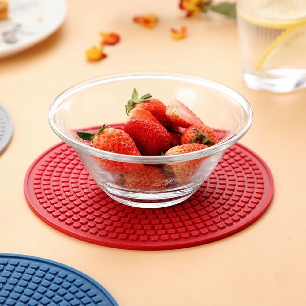 Thảm Silicon Lót Bàn Ăn Hình Tròn Đa Năng Tiện Dụng