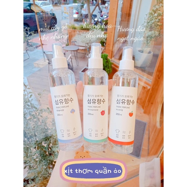 Xịt thơm quần áo Hàn Quốc