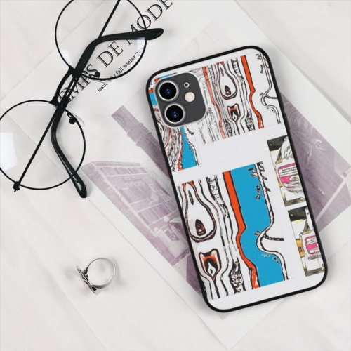 Ốp lưng iphone SAMSUNG hình strange pattern collage art op art chống sốc dễ thương  cho các dòng iPhone PAP20210743