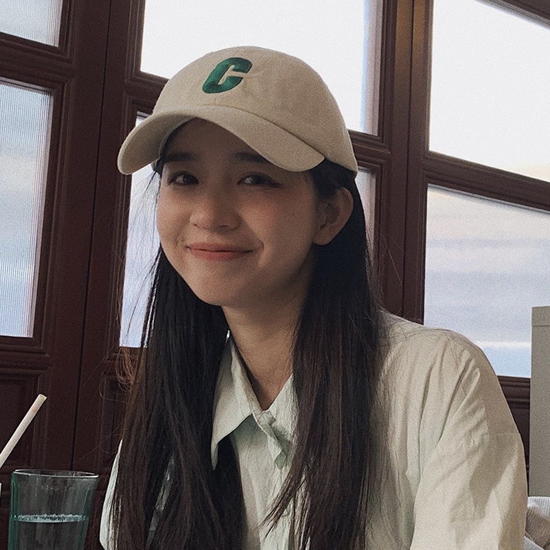 Mũ Lưỡi Trai Chống Nắng Thêu Chữ C Phong Cách Hàn Quốc Dễ Phối Đồ Thời Trang Xuân Hè Cho Nữ