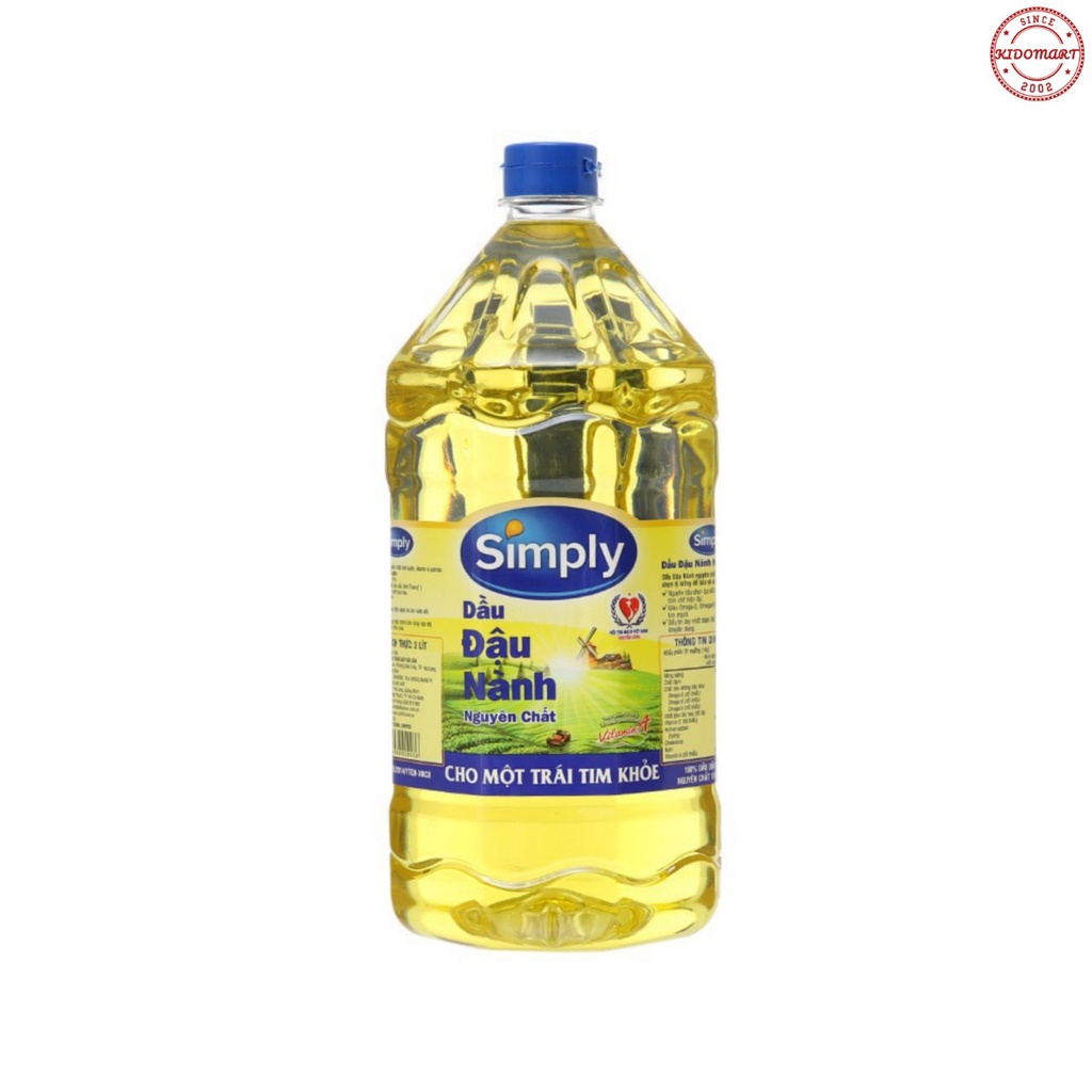 Dầu Ăn Simply Đậu Nành 2 Lít