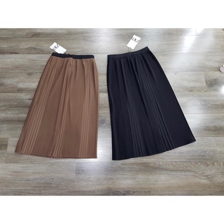 Chân váy nữ dáng dài dập ly zara chất dày dặn mềm mịn lên dáng đẹp 4lady