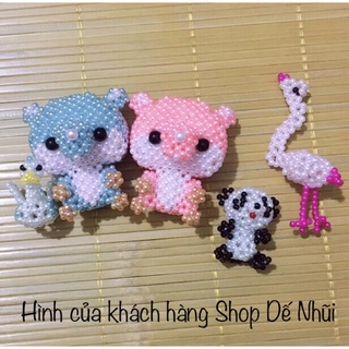 10gr Hạt Bẹt Tròn 3mm (Nhóm Màu Đỏ - Cam - Vàng - Hồng - Tím)