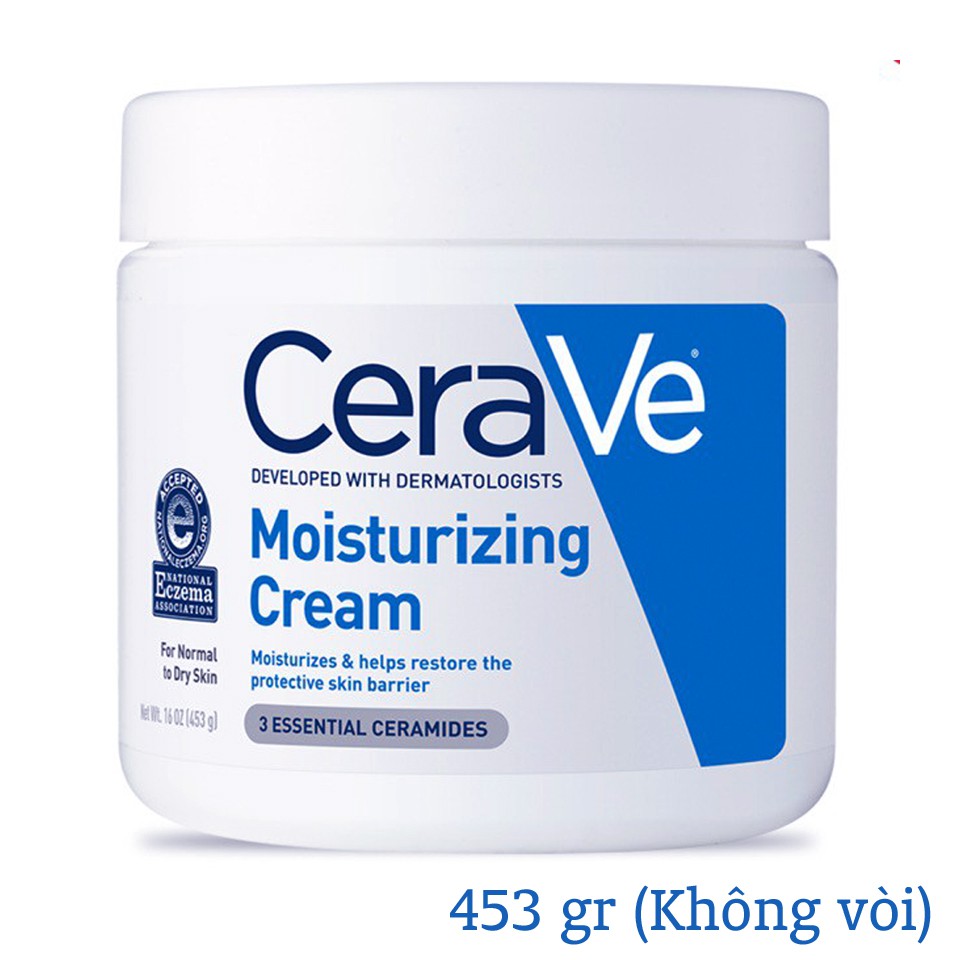 Kem dưỡng ẩm CeraVe Moisturizing Cream For Normal to Dry Skin 453g