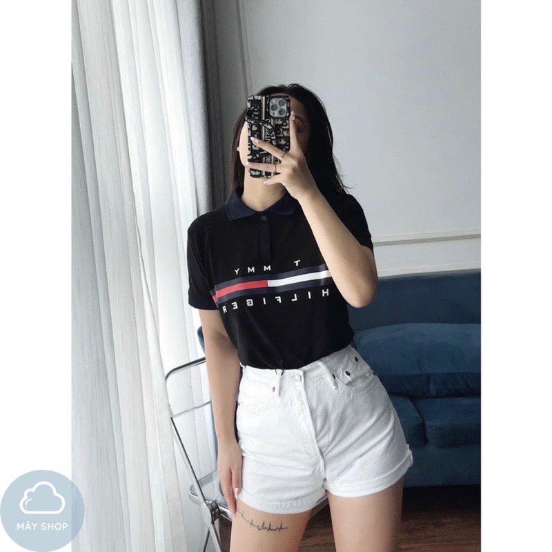 Áo đôi thun nam nữ Tomy mặc đôi siêu đẹp chất liệu cotton thoáng mát, Áo phông unisex nam nữ CNK