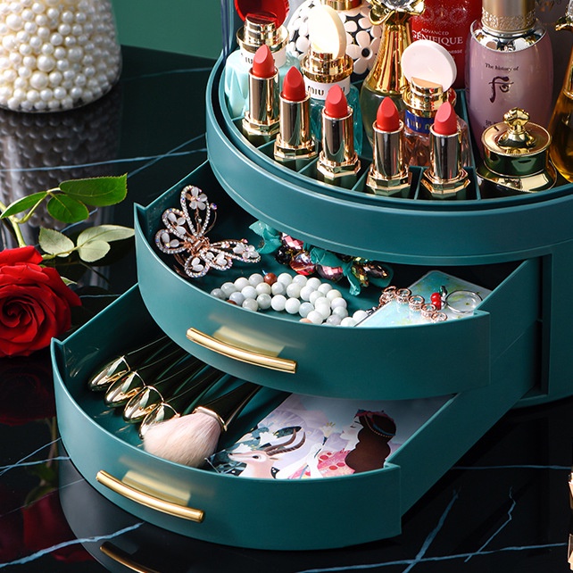 Tủ đồ trang điểm có gương, hộp đựng đồ trang điểm