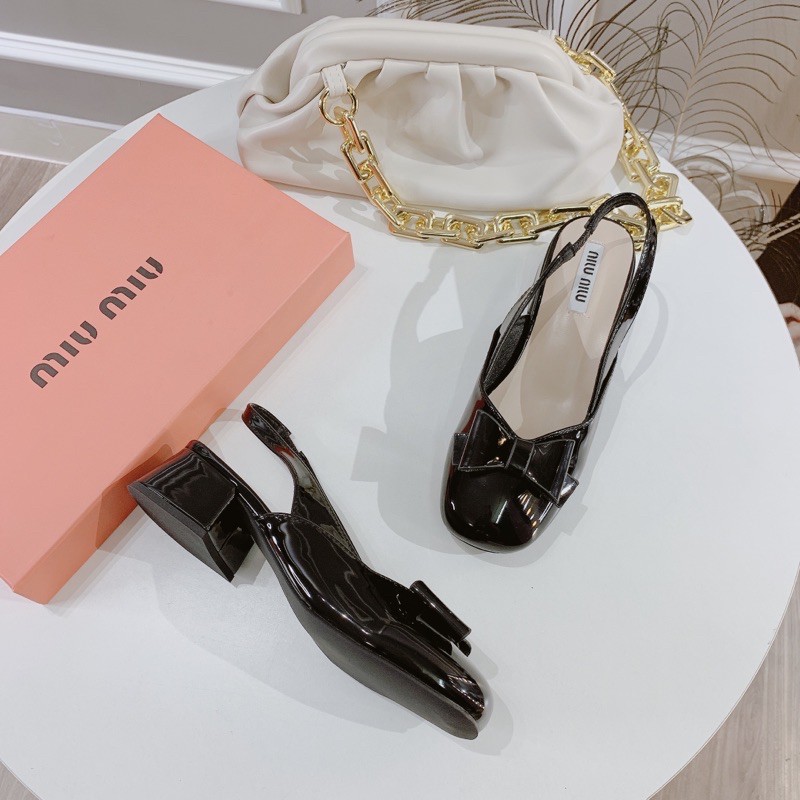 HÀNG QUẢNG CHÂU FULL BOX SẴN HÀNG Giày búp bê gót vuông 5cm