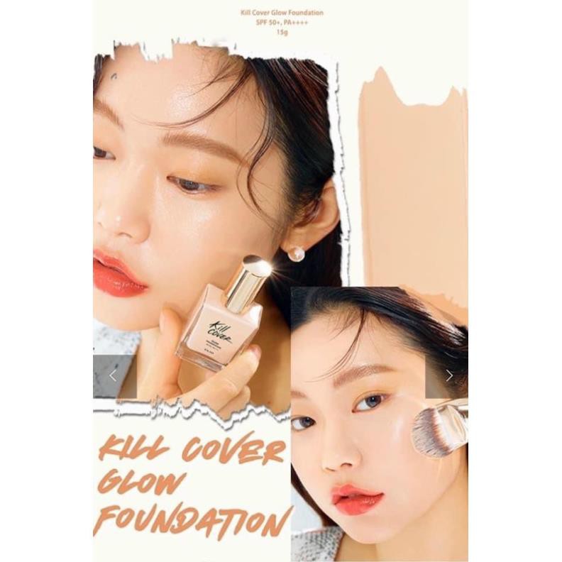 Kem nền Clio KILL COVER Foundation 15g  ( Sản Phẩm Chính Hãng )