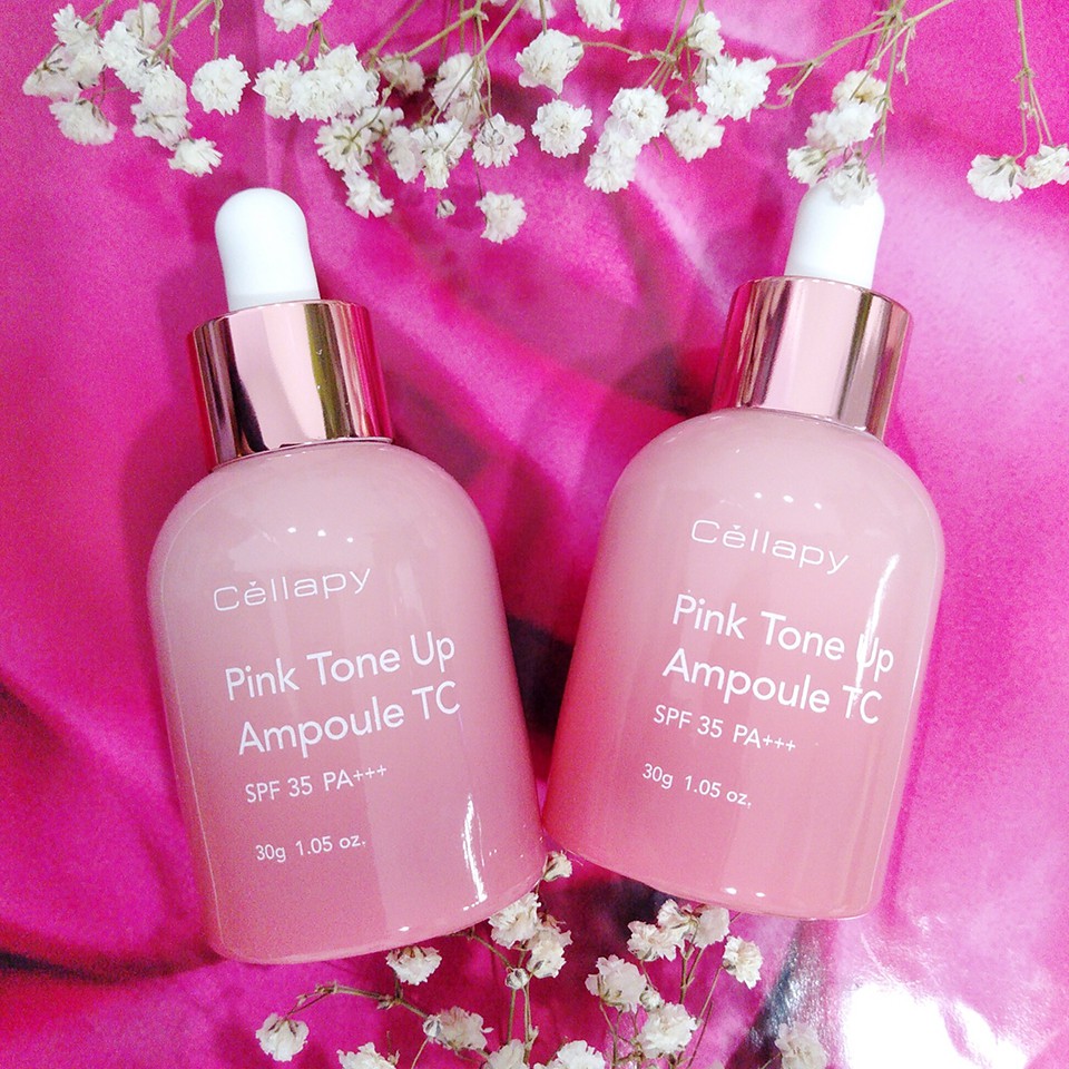 Serum Cellapy Nâng Tông Dưỡng Da Pink Tone Up Ampoule TC Chống Nắng SPF35+ PA+++ | BigBuy360 - bigbuy360.vn