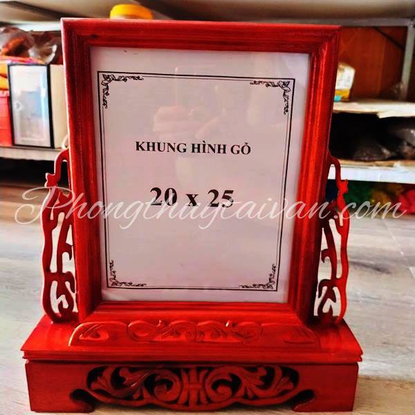 Khung hình gỗ bàn thờ(hình 20*25 cm)