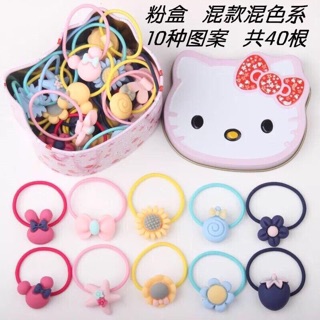 Hộp buộc tóc kitty cho bé