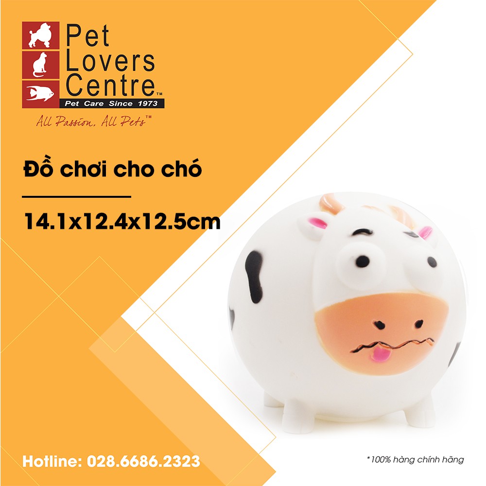 Đồ chơi cho chó TRUSTIE  LATEX TOY - COW (WHITE)