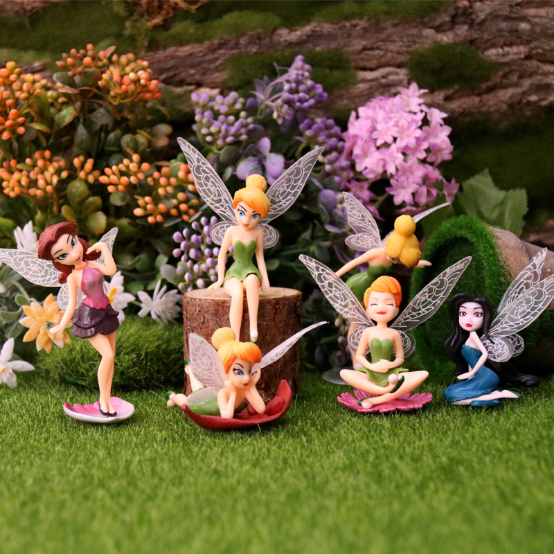 Set 6 Mô Hình Nhân Vật Hoạt Hình Tinkerbell