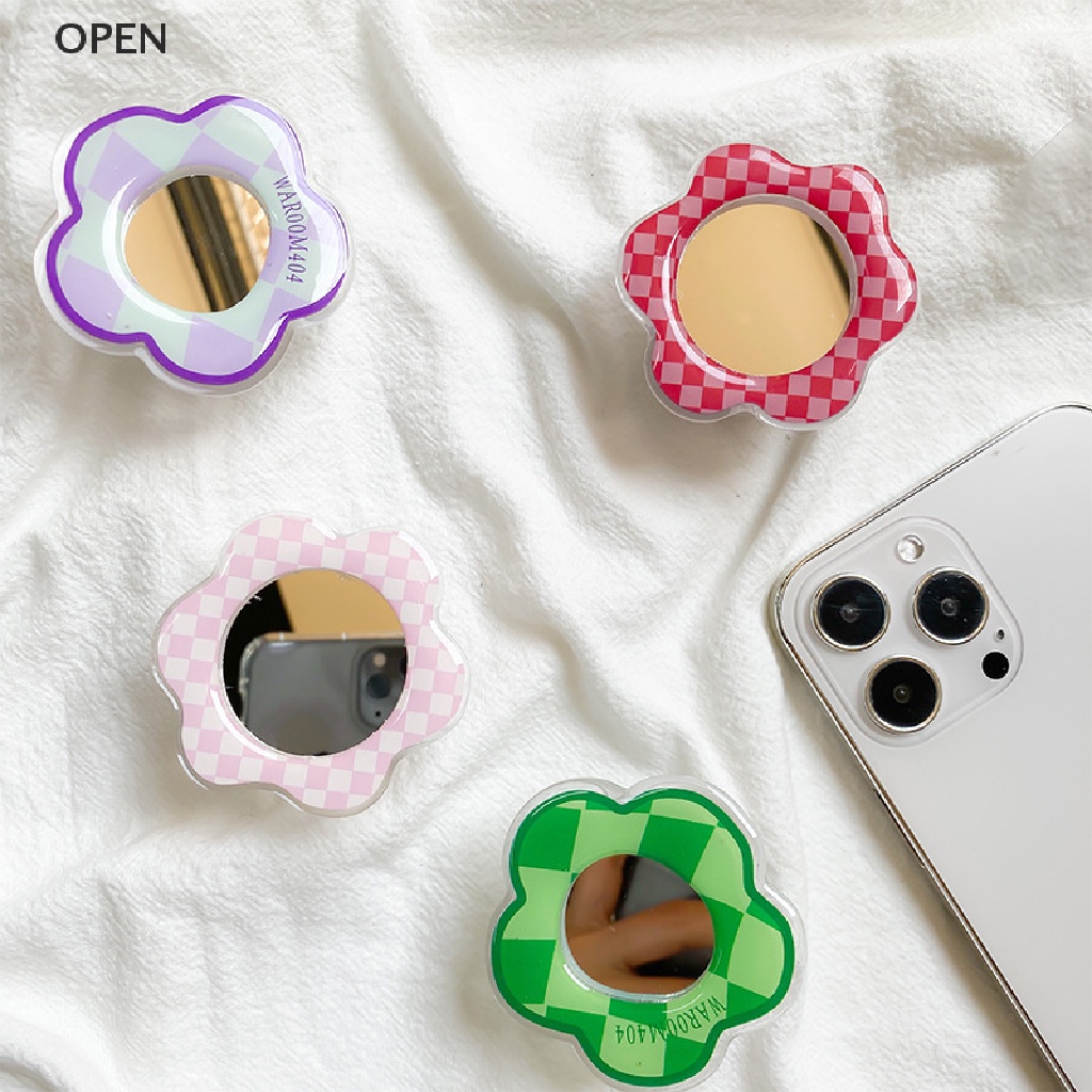 Op Giá Đỡ Điện Thoại Cầm Tay Mở Rộng Hình Hoa Tulip Tráng Gương Bóng Đẹp Mắt Phổ Biến Có Thể Gập Lại Ổ Cắm Điện