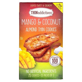 Bánh Quy Hạnh Nhân, Xoài Và Dừa Thinaddictives Mango & Coconut Almond Thin Cookies