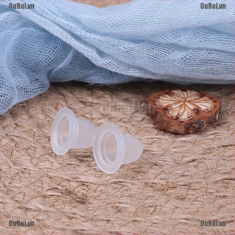 Bộ 100 Nút Silicone Đậy Bình Mực Xăm Chuyên Dùng