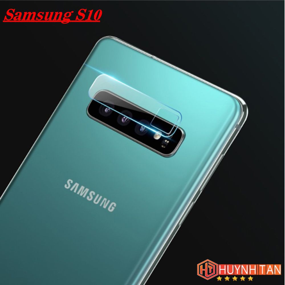 Kính cường lực camera Samsung S10 , S10 Plus , S10 5G trong suốt mỏng thumbnail