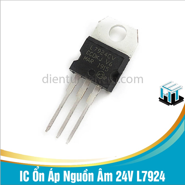 Combo 2 con IC Ổn Áp Nguồn Âm 24V L7924 1.5A TO-220