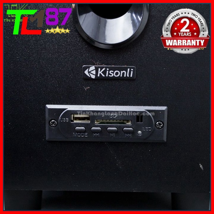 Loa Máy Vi Tính PC Laptop Chính Hãng Bluetooth Để Bàn Cao Cấp 2.1 KISONLI TM-6000U - Loa Nghe Nhạc Mini Có Dây