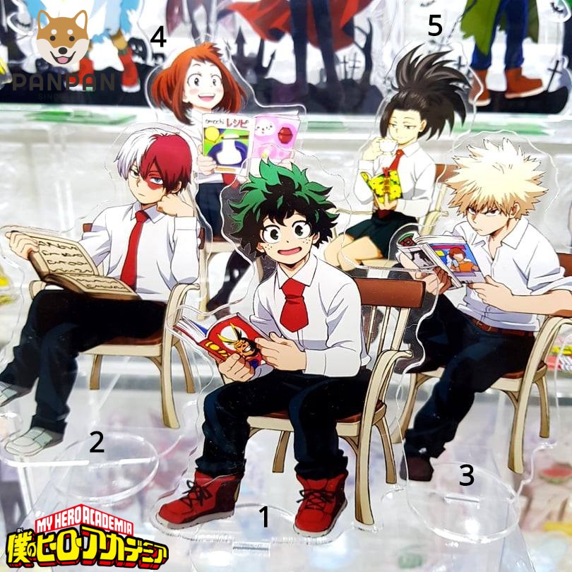 Mô Hình Standee Acrylic Anime Hình My Hero Academia phiên bản Ngồi Ghế