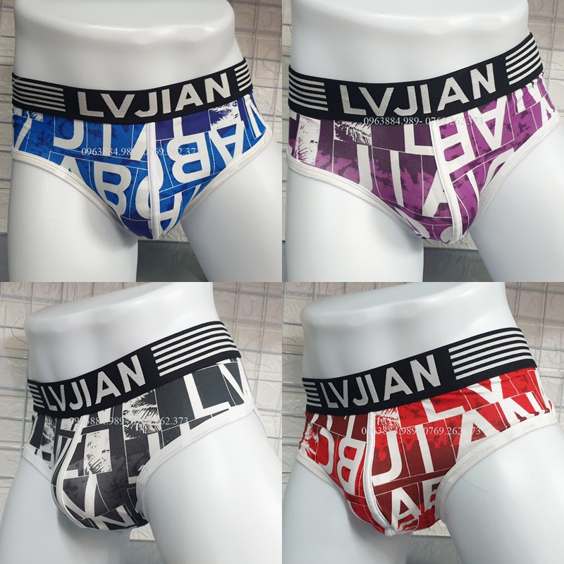 COMBO 4 quần tam lót tam giác nam LV.02 chất cotton cực đẹp, thoáng mát cho anh em