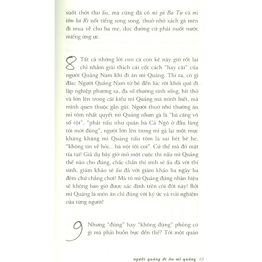 Sách - Người Quảng đi ăn mì Quảng  - phiên bản đặc biệt - Nguyễn Nhật Ánh