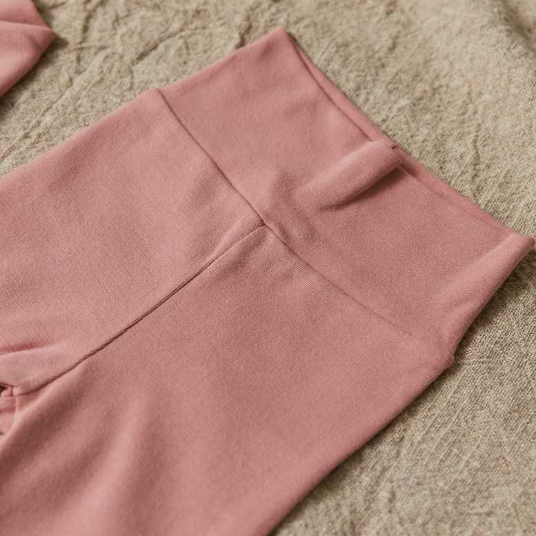 Bộ đồ thun cạp cao Rototo bebe cho bé đai quần cao thoải mái cử động, chống hở bụng dùng cho bé từ 6-12 tháng