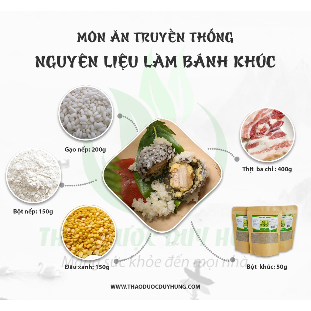 Bột lá khúc khô sạch nguyên chất – Cách làm bánh khúc xôi khúc từ bột khúc – Thảo Dược Duy Hưng