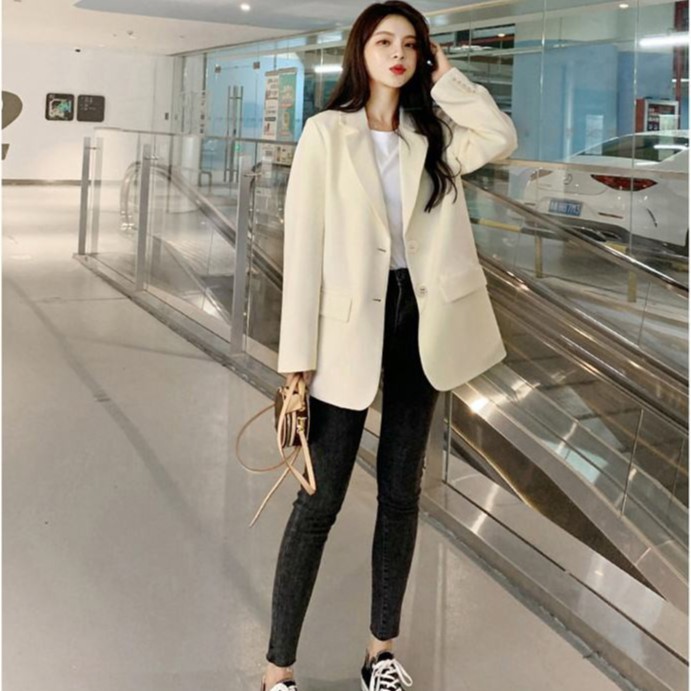 Áo Khoác blazer Dáng Rộng Phong Cách Hàn Quốc Cổ Điển Thời Trang Xuân Thu 2022 Mới | BigBuy360 - bigbuy360.vn