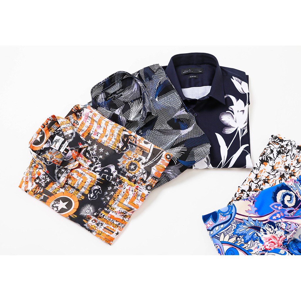 [Mã FAMAYMA2 giảm 10K đơn 50K] Ao Sơ mi họa tiết tay ngắn , họa tiết trẻ trung, vải thoáng mát | BigBuy360 - bigbuy360.vn