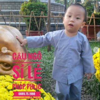 Áo lam mẫu vạt hò cho bé từ 5-35kg