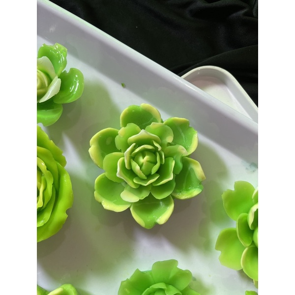 Khuôn Silicone Hoa Hồng Nước Nhụy Đại Đóa 10.5 Cm