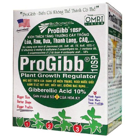 02 gói Điều hòa sinh trưởng cây trồng Progibb 10SP (1g/gói)