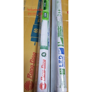 Bộ đèn LED Tuýp T8 0.6m 10W Nhôm Nhựa