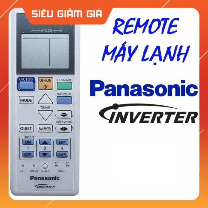 Điều khiển điều hoà Panasonic - Remote máy lạnh Panasonic các mã tuỳ chọn [Loại đẹp] - Giá tốt nhất