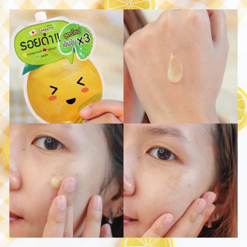 Tính chất Smooto Lemon-C 🍋Acne White Magic Serum 10g.