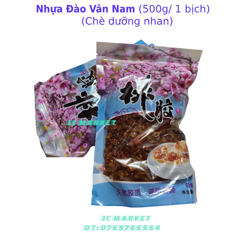 Nhựa đào Vân Nam- lệ đào Chè dưỡng nhan gói 500gr