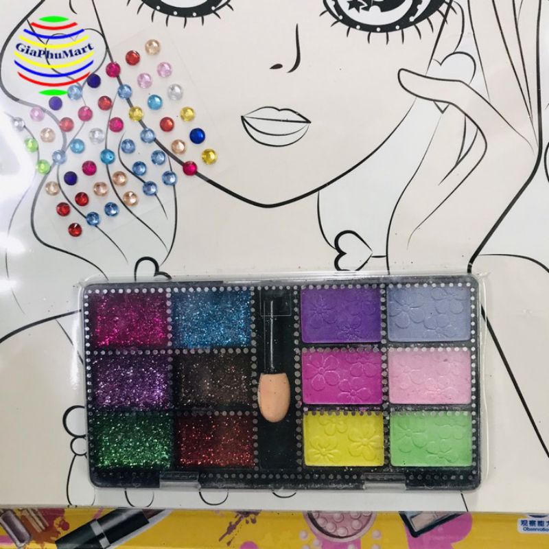 Tranh trang điểm tô màu cho bé