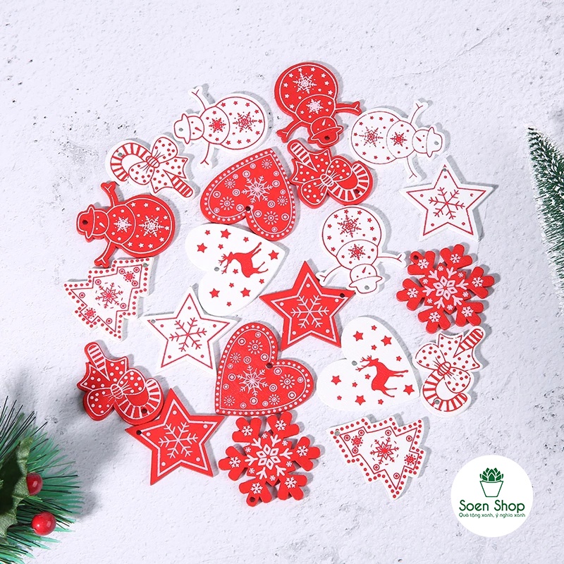 |FREESHIP| Phụ kiện TAG THẺ NOEL trang trí Noel, Giáng sinh- Phụ kiện trang trí, mô hình tiểu cảnh