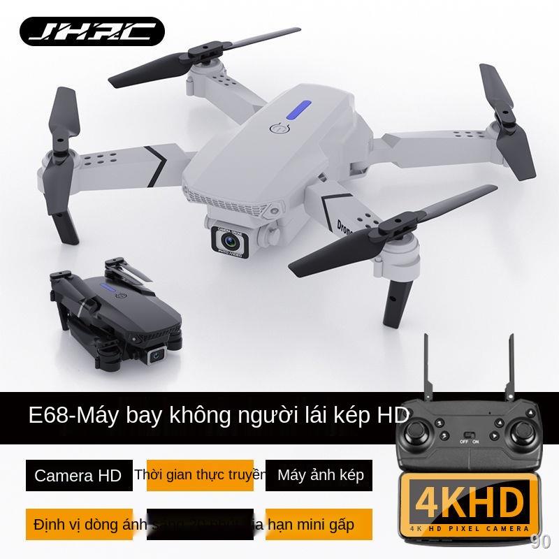 2021◊┅Gấp máy bay điều khiển từ xa độ cao cố định 4k UAV HD chụp ảnh trên không chuyên nghiệp quadcopter mô hình sạc đồ