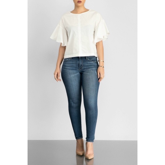 Quần jeans nữ bigsize xuất Mỹ dãn nhiều cực mạnh