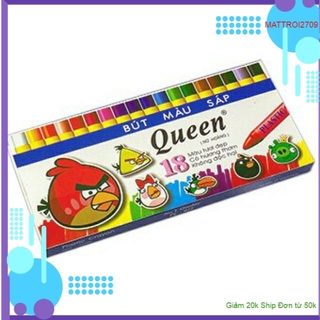 [Giá Hủy Diệt] Hộp Chì Màu Sáp Queen 18 màu