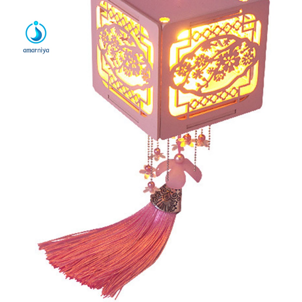Mô Hình Lồng Đèn Trung Quốc Tự Lắp Ráp Sáng Tạo Dùng Làm Quà Tặng Giáng Sinh