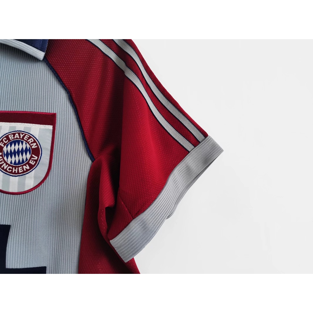 * Spot * retro jersey mùa giải 1998-99 áo bóng đá thể thao bayern sân khách
