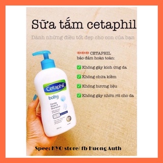 Sữa tắm gội toàn thân Cetaphil cho bé 400ml